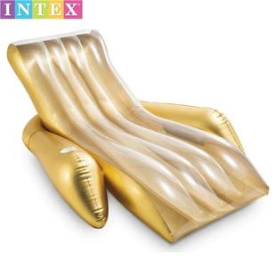 Надувной лежак INTEX золотистый