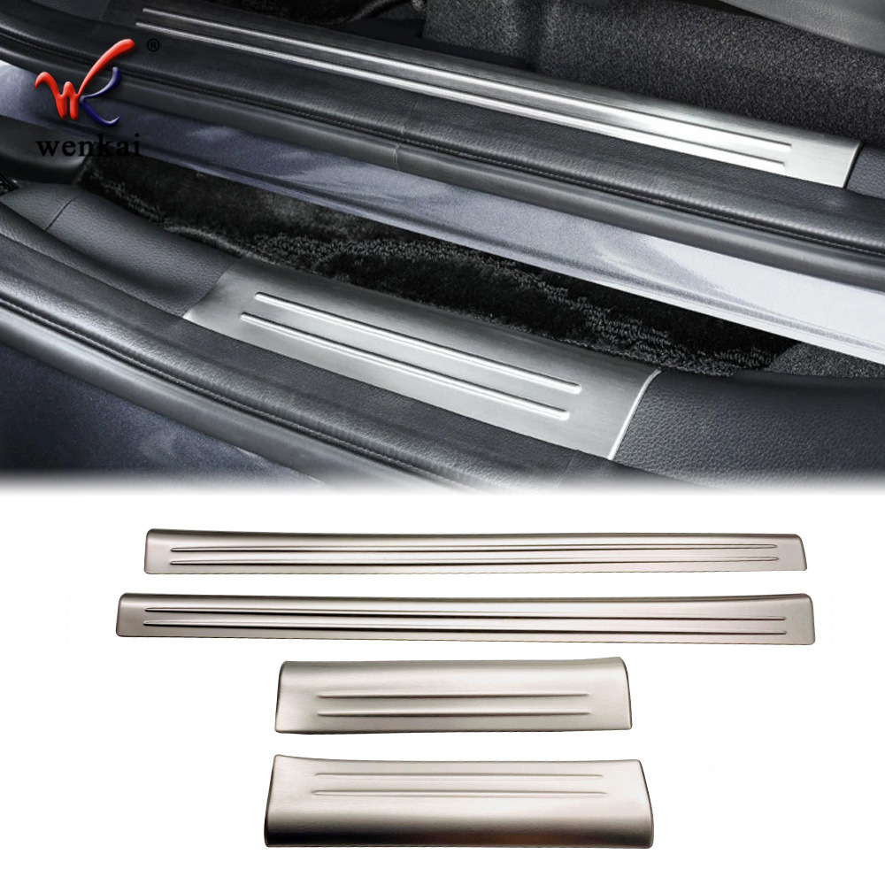 Adecuado para Honda 21-22 Qizhi modificado de acero inoxidable pedal de bienvenida HR-V especial incorporado puerta alféizar