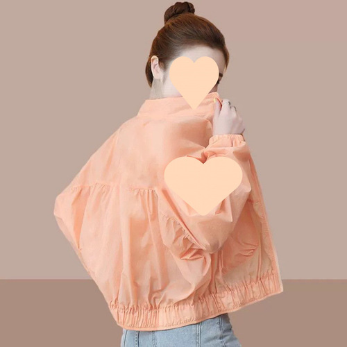 Short-Sleeve Women's Sun Shirt 2025 Summer Petite Korean Style Versatile Casual Outdoor UV Short Jacket