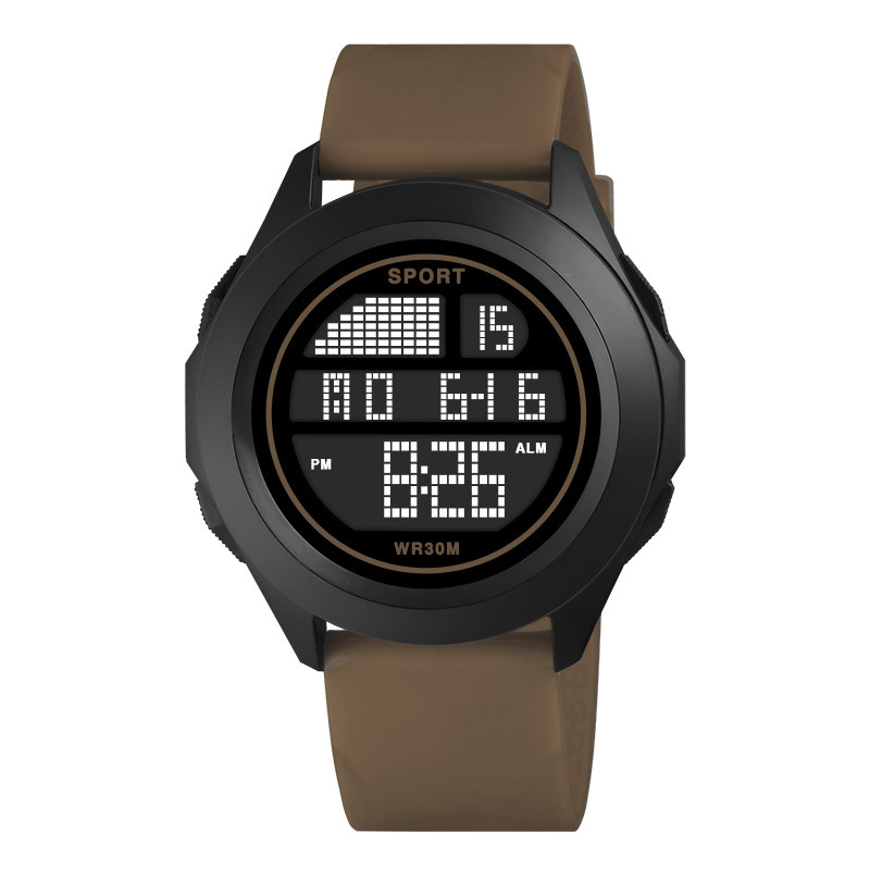 Nuevo reloj de los hombres de alta tecnología sentido de la moda fresco al aire libre luminoso deportes reloj electrónico hombres al por mayor