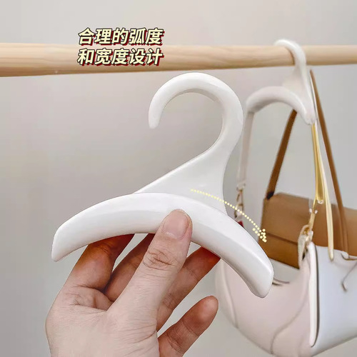 Bag hook plastic hole-free wardrobe hanging rack hat scarf school bag rack no trace and no deformation storage rack