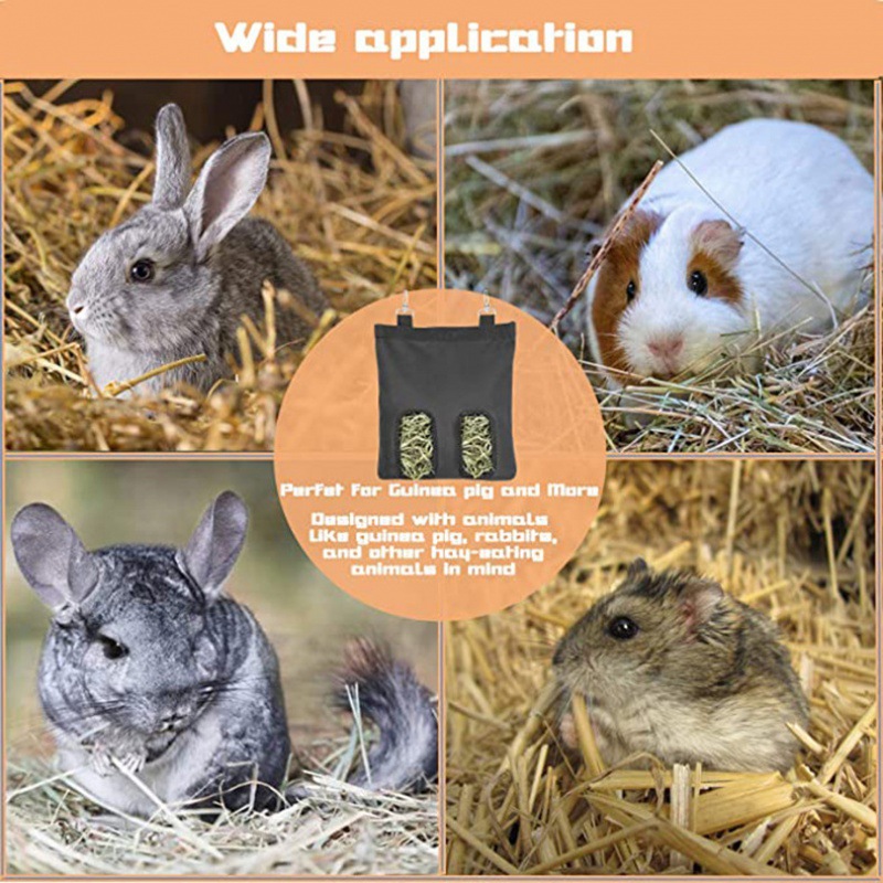 兔子干草包动物豚鼠干草喂食袋喂食器兔草包宠物喂食干草袋储存袋