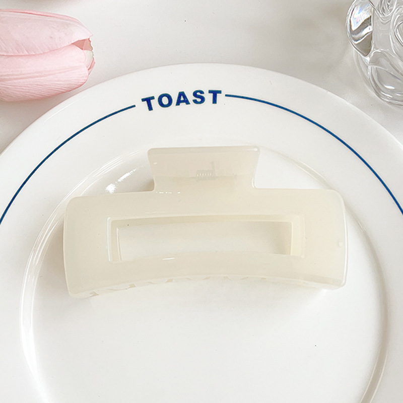 13cm Volumen de pelo clip de tiburón grande clip de pelo cuadrado de nuevo cabeza clip de pelo tocado updo clip de pelo chica