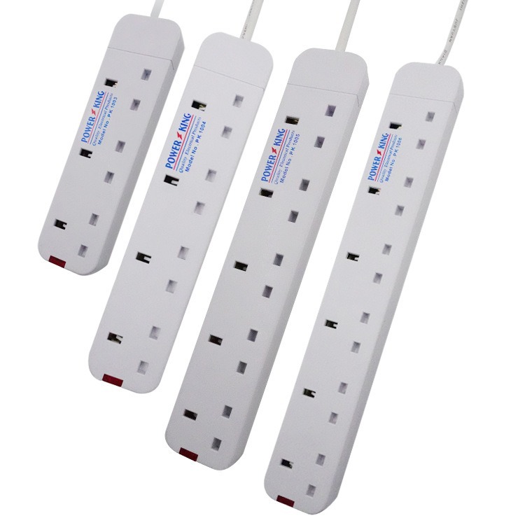 Powerking British Standard Socket Multi-Position Socket Board Plug-In Board British Plug with Surge Plug-In British Standard Socket