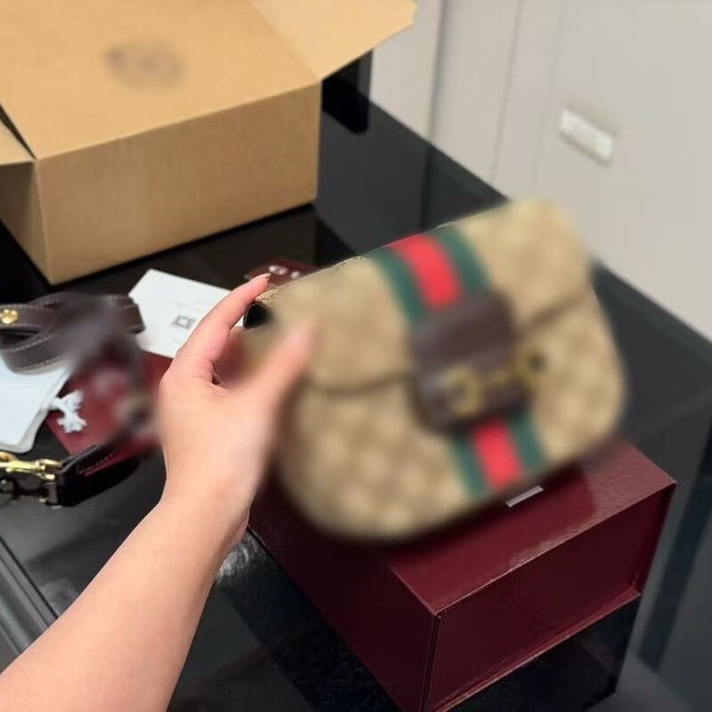 Gucci Handbag g Series Boston Ophidia Single-Shoulder Travel Bag Leather and Fabric Monogram Crossbody 1955 Gucci Handbag g Series Boston Ophidia Single-Shoulder Travel Bag Leather and Fabric Monogram Crossbody 1955
