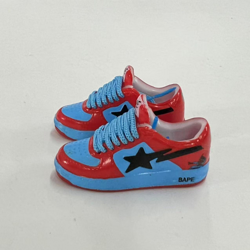 LABUBU Zapatos Rabu Ropa de bebé 17cm felpa vinilo bolso de muñeca colgante para zapatos desnudos caja ciega