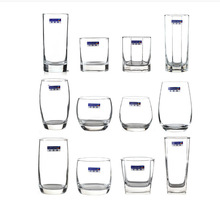 乐美雅玻璃杯家用耐热加厚茶杯玻璃水杯套装透明6只装喝水杯家用