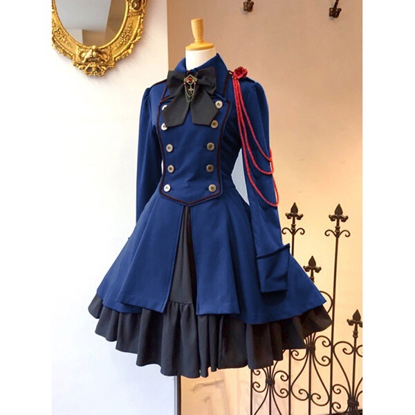 Retro long-sleeve with bow