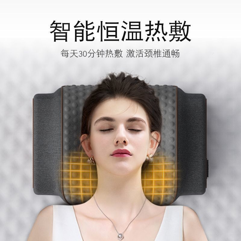 頚椎専用枕熱モデル頚椎マッサージ加熱枕保護力椎睡眠エアバッグ調節|undefined