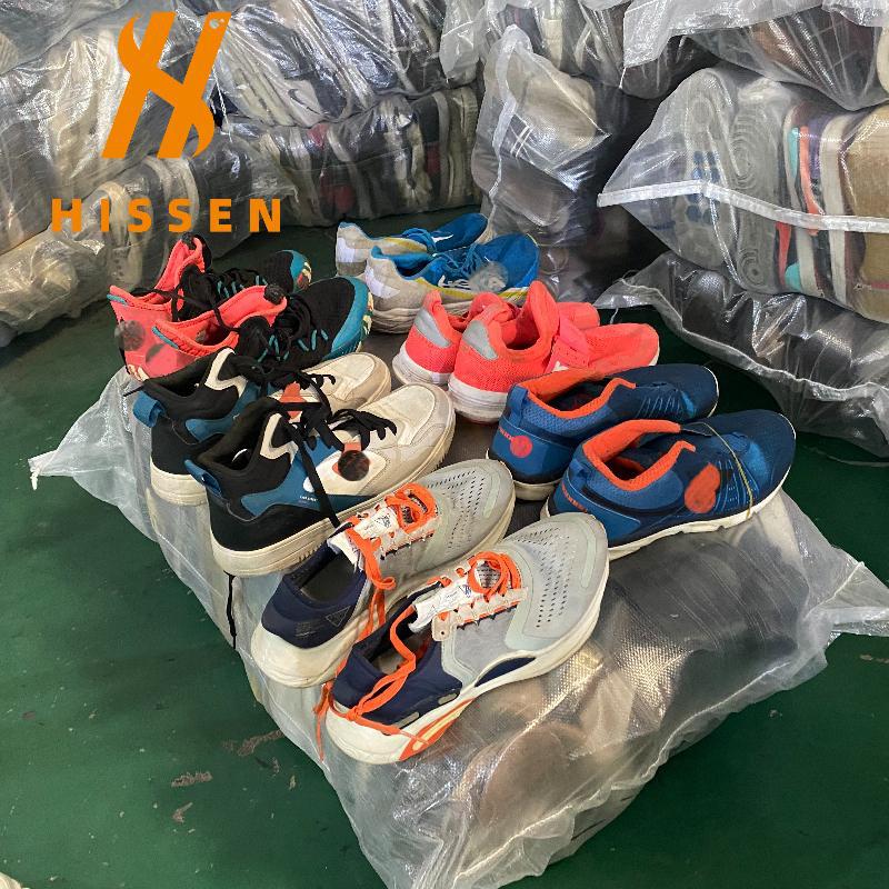 二手鞋全球出口低价批发高质量二手男女混合运动鞋used mix shoes