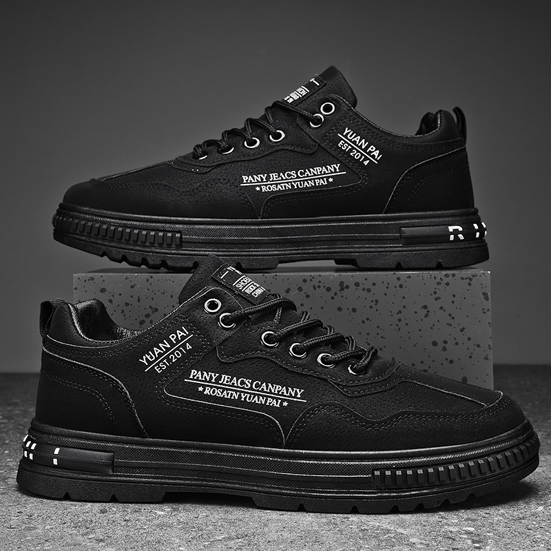 2024 Spring and Autumn Men's Shoes New Style Breathable Comfortable Lightweight Work Shoes Men's Trendy Versatile Sports and Leisure Shoes