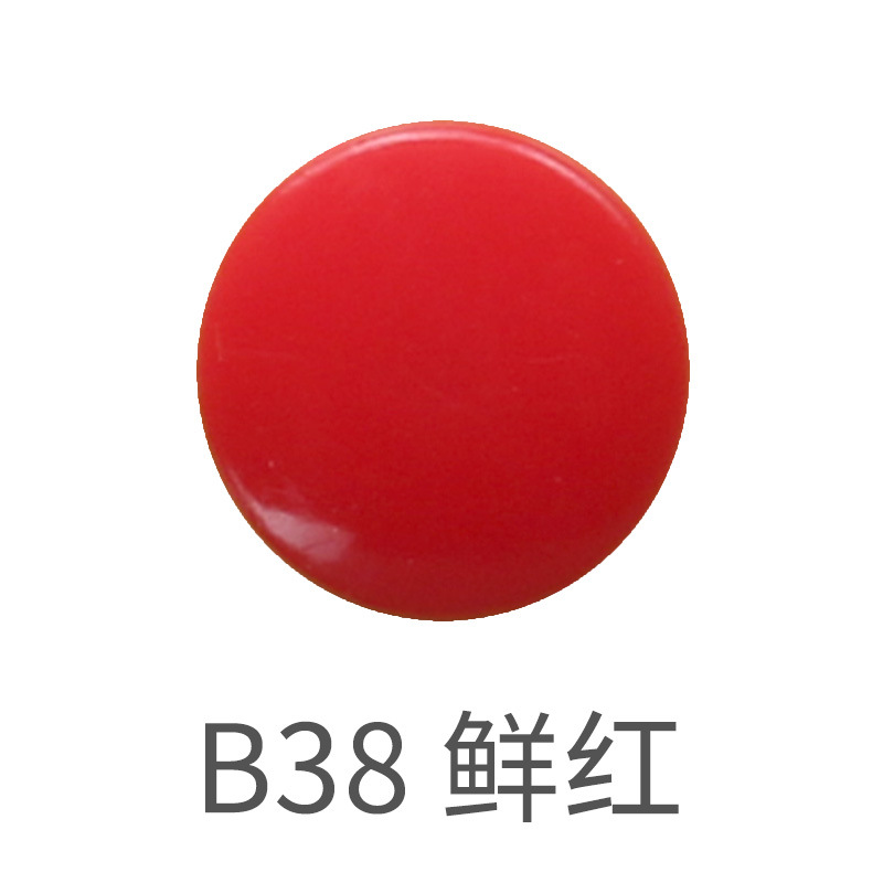 Kam Hualian T3 brillante/esmerilado de plástico botón POM resina botón a presión color niño y madre hebilla oculta al por mayor