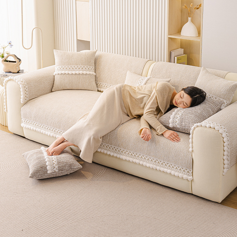European Minimalist Sofa Cover Washable Elastic Couch Protector_voghion.com