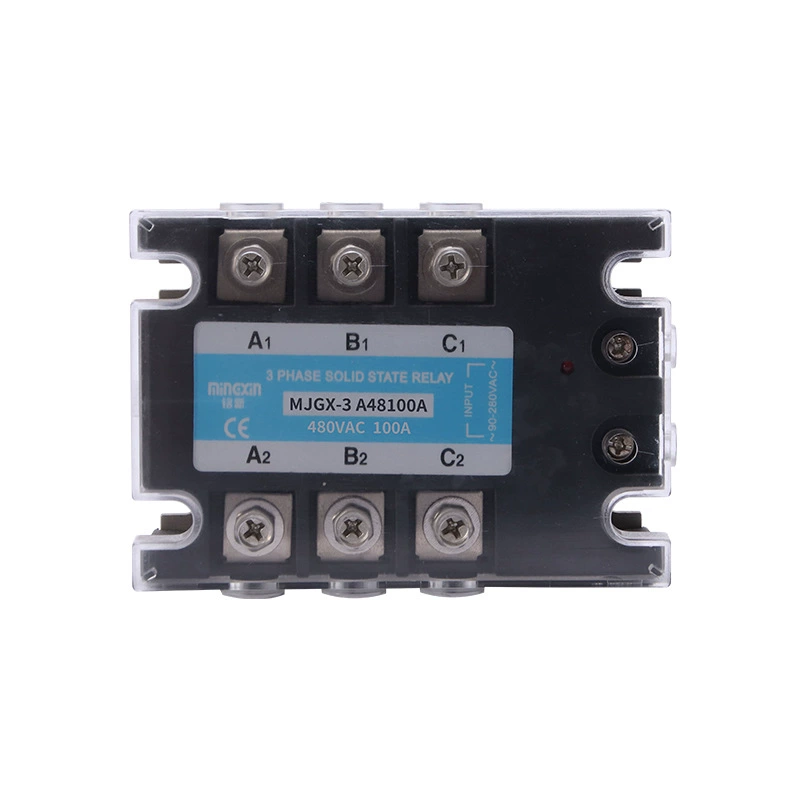 Mingxin three-phase solid state relay MJGX-3 A48100A 100AAZG33-3100A high power