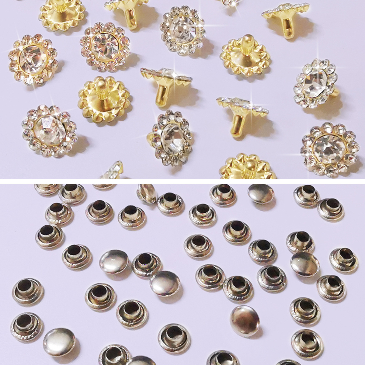 镶钻太阳花撞钉