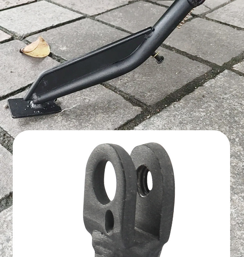 Suitable for Saige Black Knight electric bike side stand, Shen Yuan Miracle Cow high hardness thickened side support universal side stand