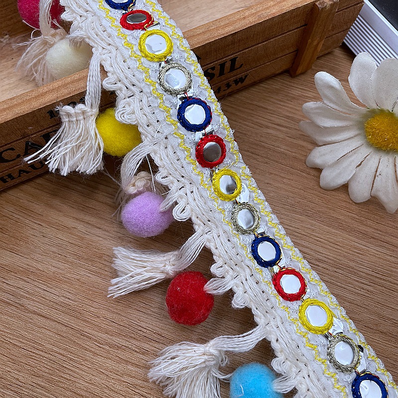 Factory spot embroidery lens ethnic woven spoil ball ball balls…