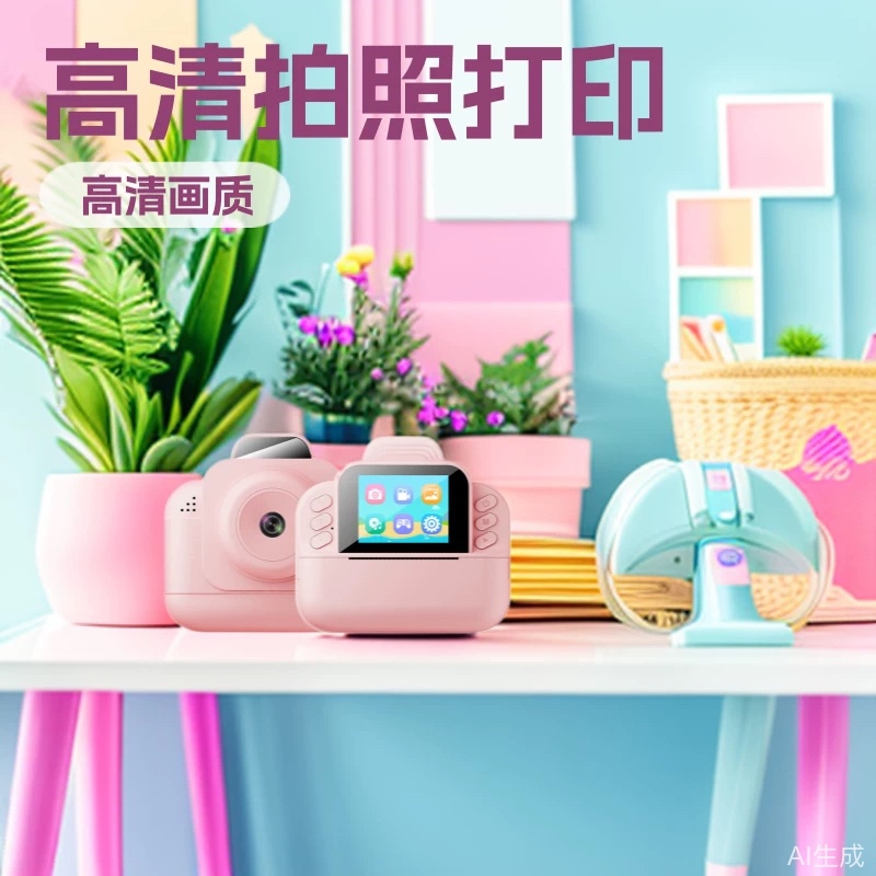 New S9 Polaroid Children's Digital Camera Printing Hd Camera Cute Cartoon Mini Photo Printing New S9 Polaroid Children's Digital Camera Printing Hd Camera Cute Cartoon Mini Photo Printing