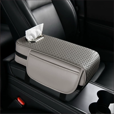 Bag, Storage Specifically for Leather | Armrest box pad - gray