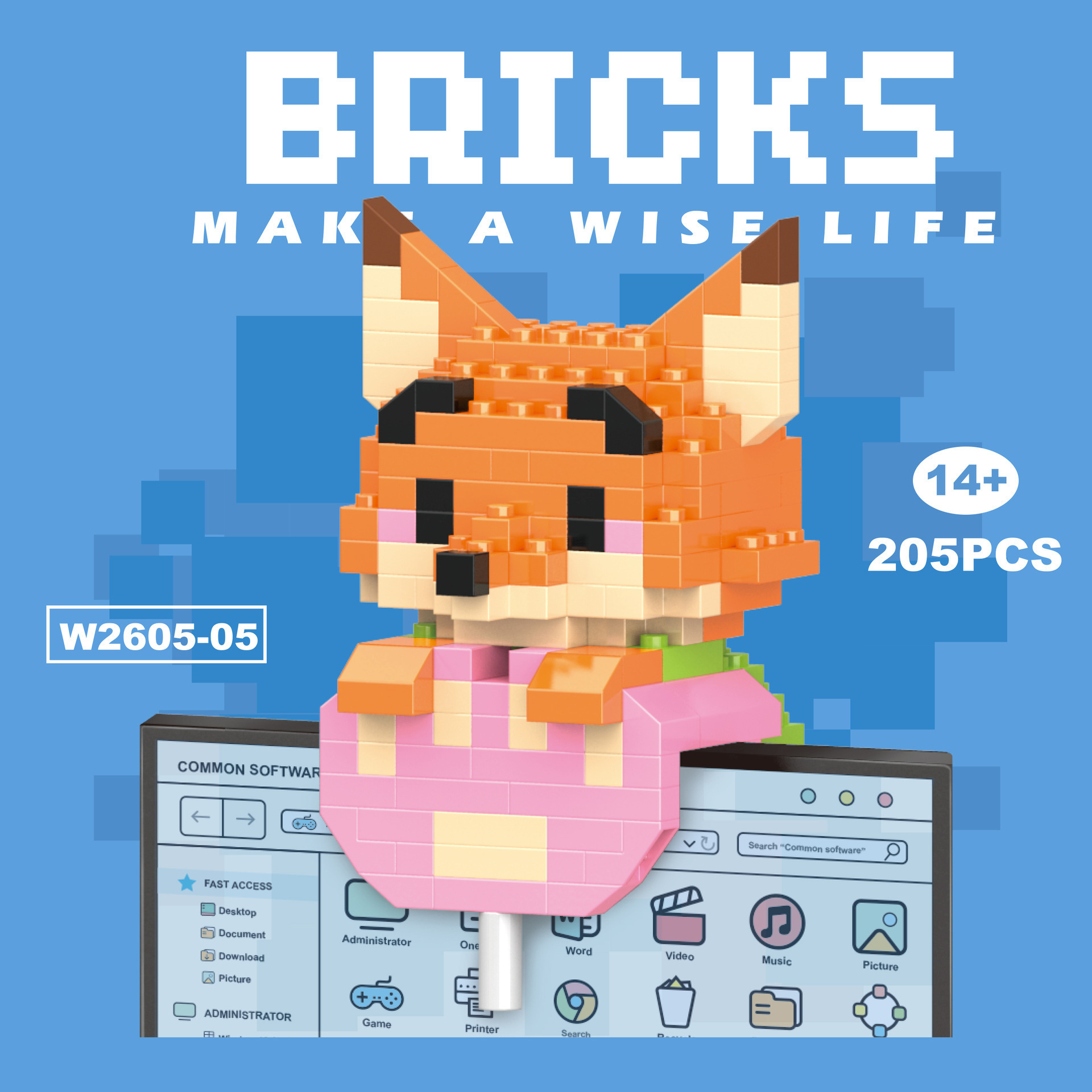 Compatible con los bloques de construcción de micropartículas de Lego, muñecas de dibujos animados, juguetes de rompecabezas para niños, puestos transfronterizos al por mayor