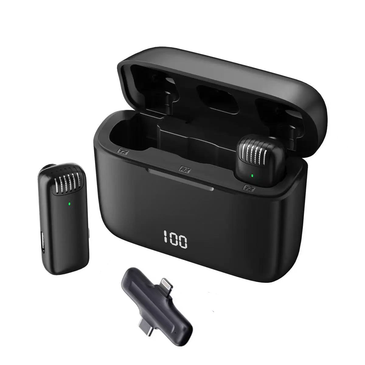J11J13 clip de collar inalámbrico micrófono Lavalier, micrófono inalámbrico