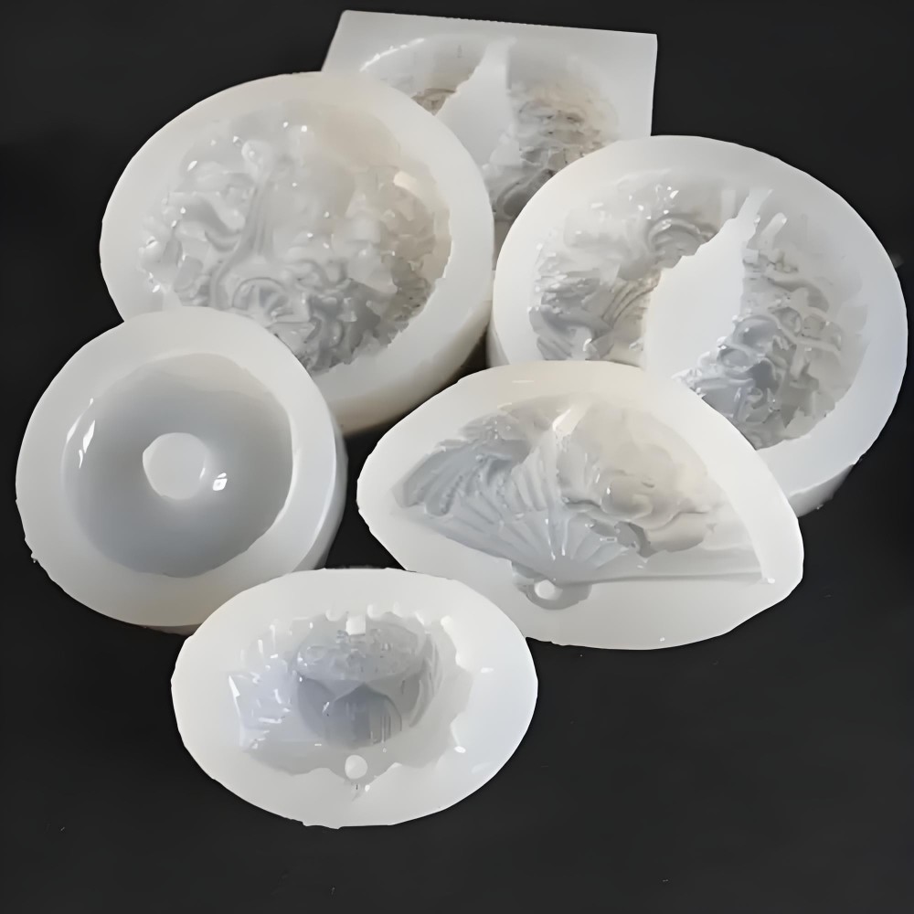 滴胶工艺品水晶滴胶玉佩镜面模具影视自制佛像硅胶扇坠吊坠龙凤