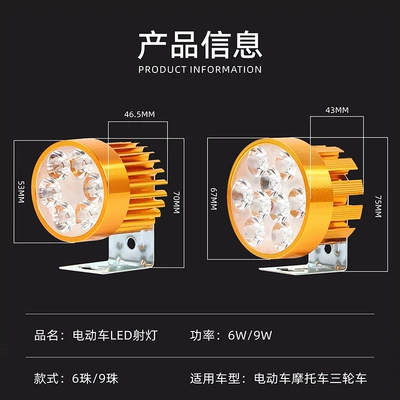 Ön faralar – Light Led Spotlight 12V-80V