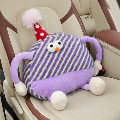 Waist support – Women - plush-monster-lumbar-support-striped-purple