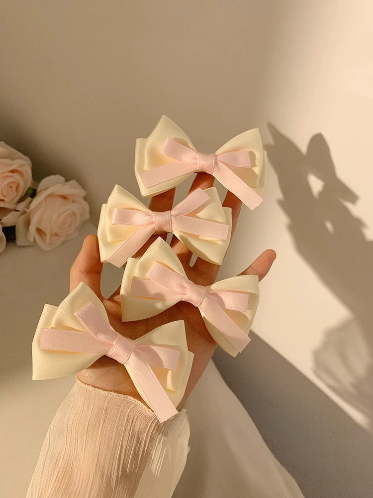 8g Weight Hair Clip Hair Accessories Type 1 Piece Quantity Holiday, Daily Occasion Knot, Butterfly, Bow Knot, Horse Pattern Women's Gender Cute, Sweet Style Cute Sweet Women's Knot Butterfly Bow Knot Hair Clip 5