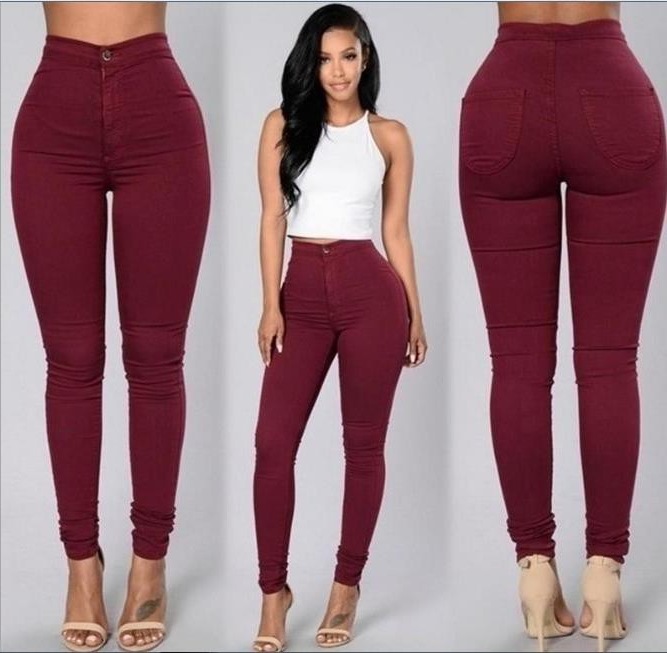 Jeans pants for women trousers slacks fe...