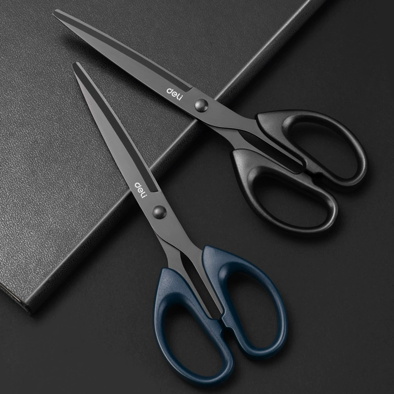 Deli stationery New Sales Save Save Scissors Office Family Paper Sword House Stainless Steel sewing scissors wholesale