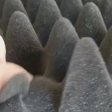 自主发泡专业生产供应波浪吸音海绵 金字塔吸音棉 角锥吸波海绵