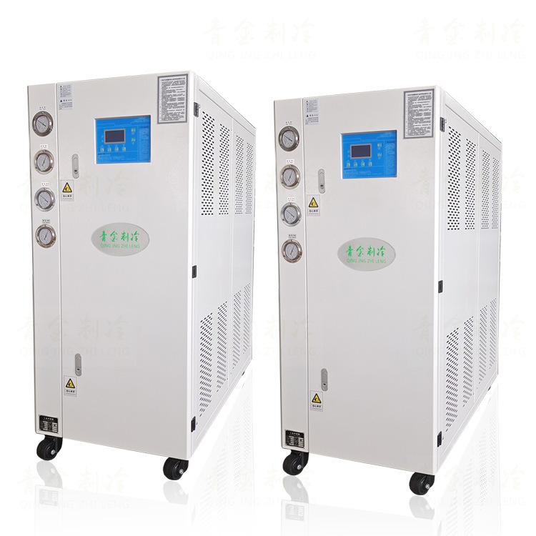 QX-10W水冷式模具冰水机 商用空调风柜冷水机 工厂设备冷却冻水机