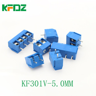 KF301V-5.0-2P/3P/4Pλ�Ӿ�����PCB����5.0MM�Ӿ�����ƴ�Ӵ����