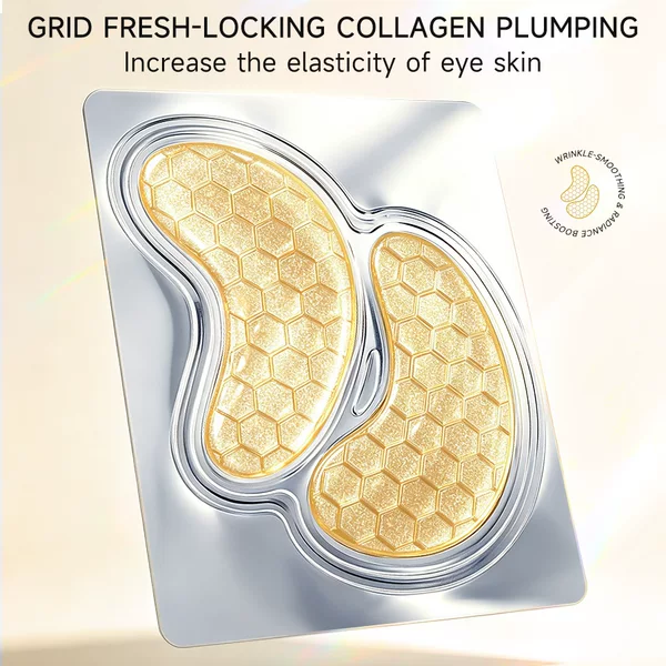 Cross-border collagen eye mask glass color anti-wrinkle lifting firming eye mask gel eye mask