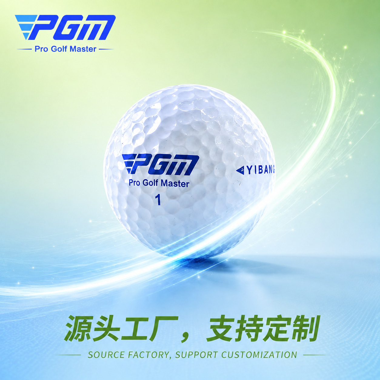 PGM厂家直供 高尔夫球 高尔夫比赛球 双层练习球 全新球