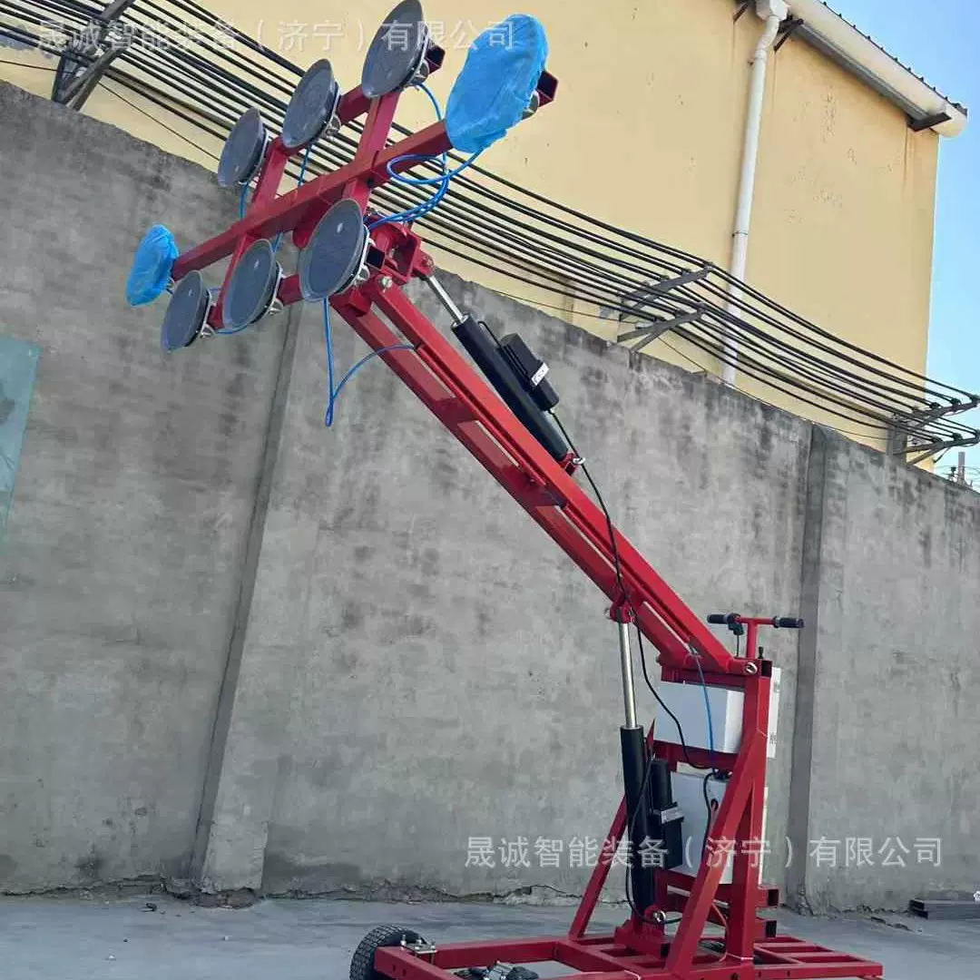 跨境真空玻璃吸盘车型号齐全门窗安装装卸车车间运输玻璃安装车