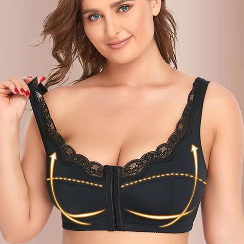 Nursing bra for women cross-border European and American large size maternity lace bra tank top style without rims push-up bra