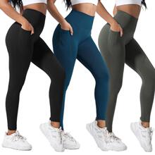 O 64218 High Waist Yoga Pants �˶��٤�� �羳��Ӧ����ѷ