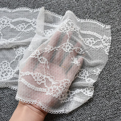 New DIY Lace Edge Floral Black Printed Fashion Women's Underwear Lace Fabric Accessories 18cm