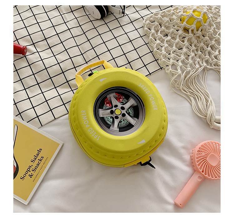 2022 Spring New stylish and high-quality tire bag, Korean style simple and fashionable casual handbag, crossbody children's schoolbag undefined