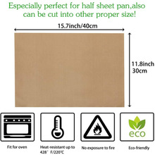 跨境特氟龙耐高温油布厂家直供烘焙油纸 高温油纸烘焙用纸垫现货
