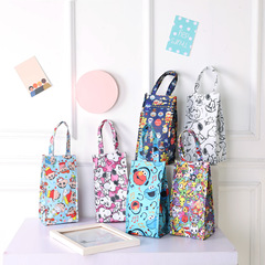 Cartoon Waterproof Hand-Carry Melody Pudding Thermal Pot Water Bottle Bag, Insulated Cup Tote, Bento Bag, and Picnic Thermal Pack