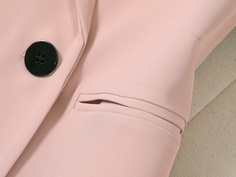 Women's Clothing Summer thin suit wide leg pants suit women's large size women's clothing fat MM 200 pounds loose short sleeved suit jacket_voghion.com