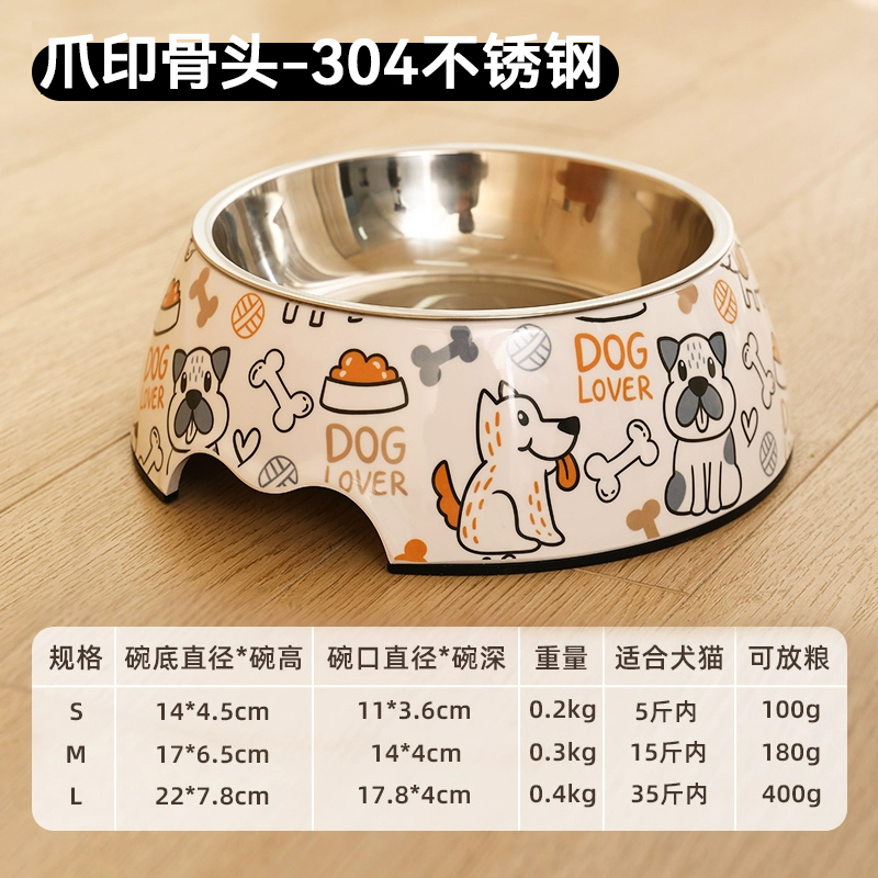 Tacos de comida para perros Tacos de comida para gatos Tacos de agua para bebidas Tacos de comida para perros Tacos de comida para gatos de acero inoxidable Tacos de alimentos para gatos para mascotas
