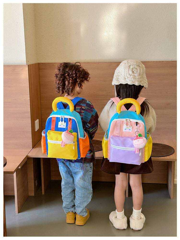 New Kindergarten Backpack Children's Primary School Grade One Boys And Girls Ultra-Light Backpack Spine Protection Travel Backpack display picture 10