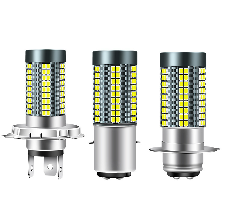 Cross-borDer SPecial SuPPly Motorcycle leD HeaDlight H4 P15D H6 BA20D white Light High Brightness 18w 126 Lights 12-24v