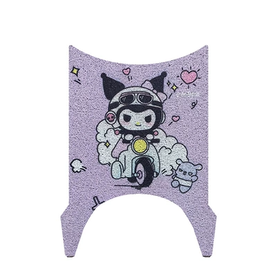Seat Cover Wire Loop Cartoon – Electric vehicle foot mat - kuromi-yadi-edamame-z-g
