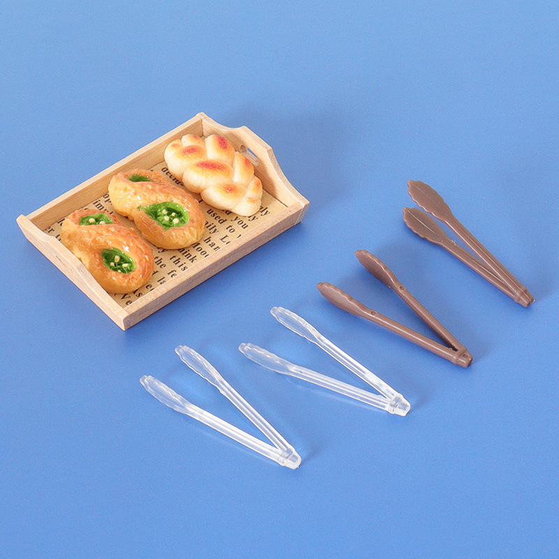 ドールハウスミニチュア食品おもちゃマッチングパンクリップドールハウスミニキッチン食器小道具ミニ DIY ピンセット|undefined
