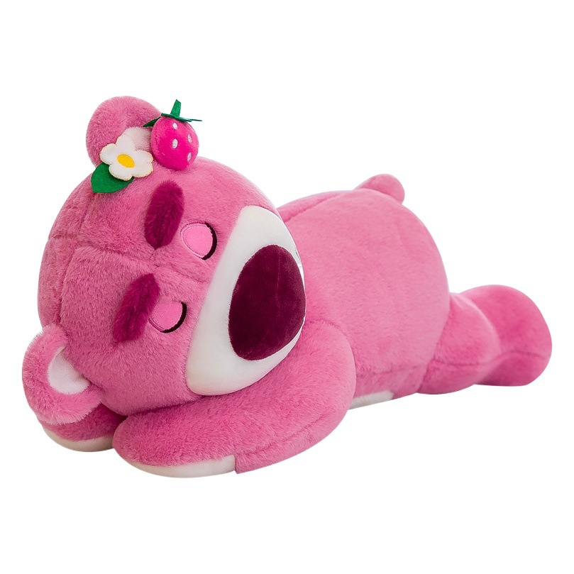 Oso de fresa almohada edredón de doble uso dos-en un coche aire acondicionado edredón cojín de oficina niños siesta manta regalo